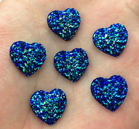 GB hart steentjes blauw 13mm