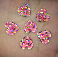 GB hart steentjes roze 13mm
